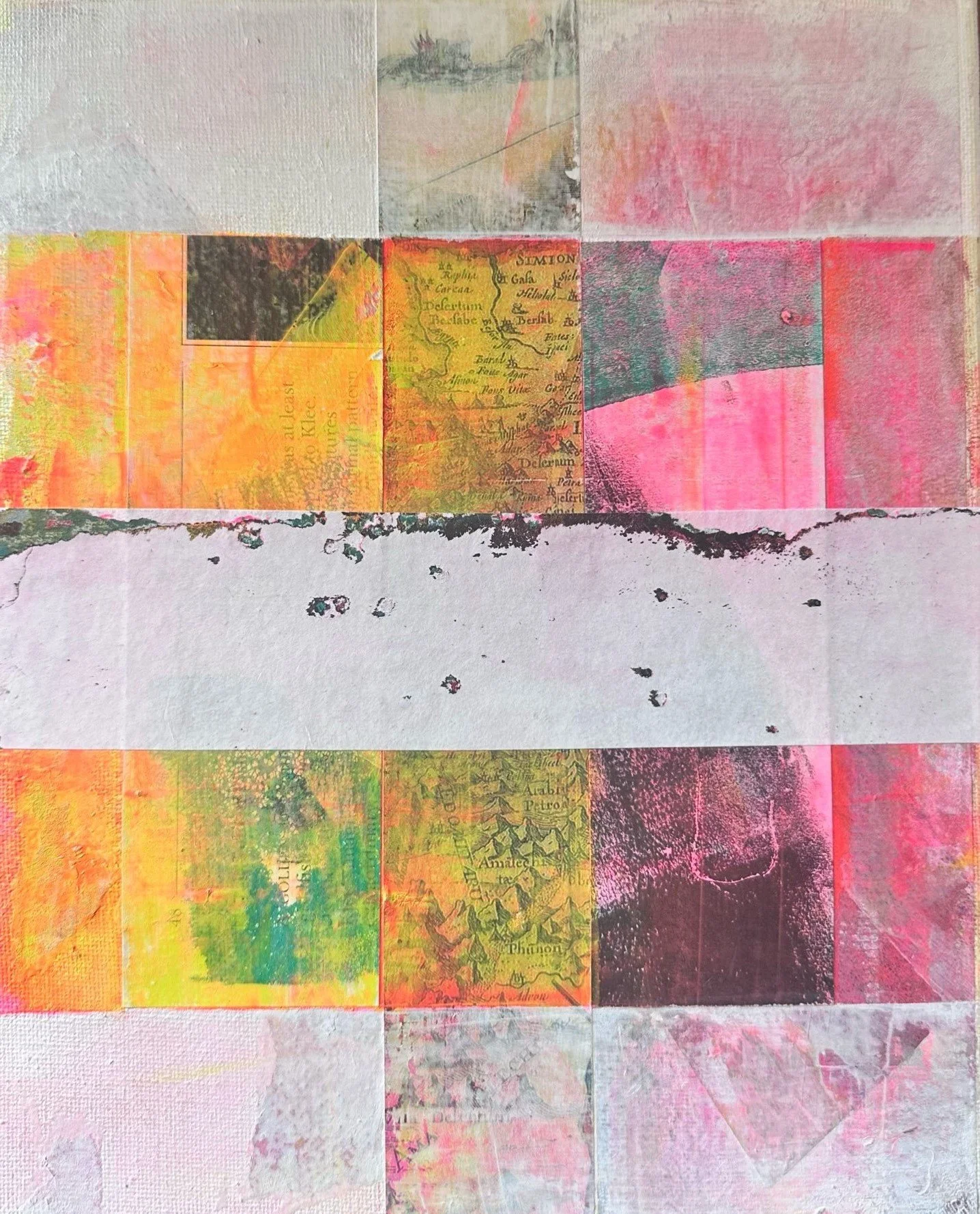 "Quenna II"
Acrylic and mixed media on deep-edge canvas. 25 x 20 cm.