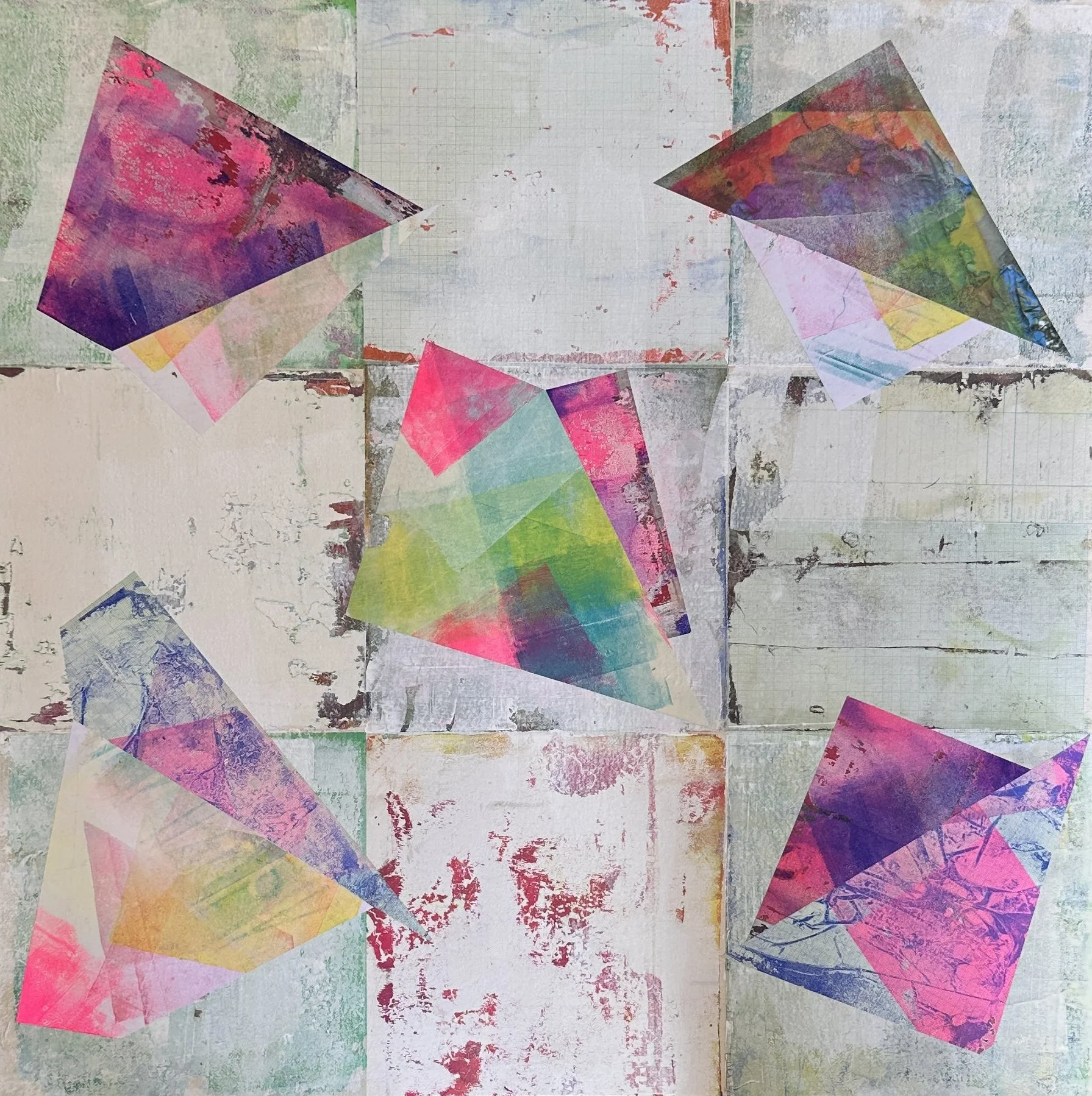 "Reganda"
Acrylic and mixed media on deep-edge canvas. 60 x 60 cm.
