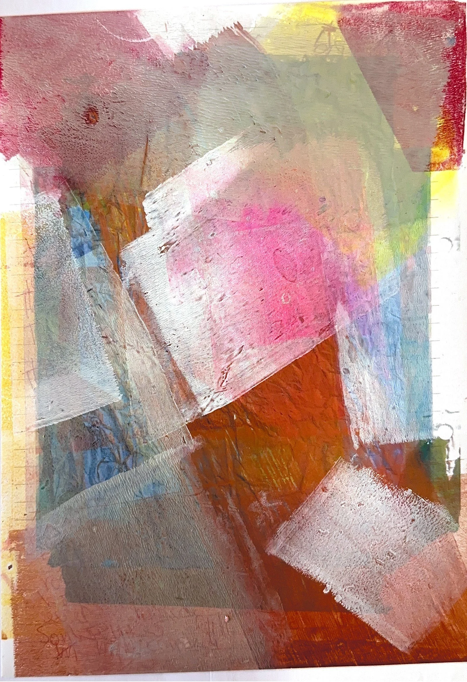 "Farren".
Photograph overpainted with acrylic paint
A4 (29.7 x 21 cm)
