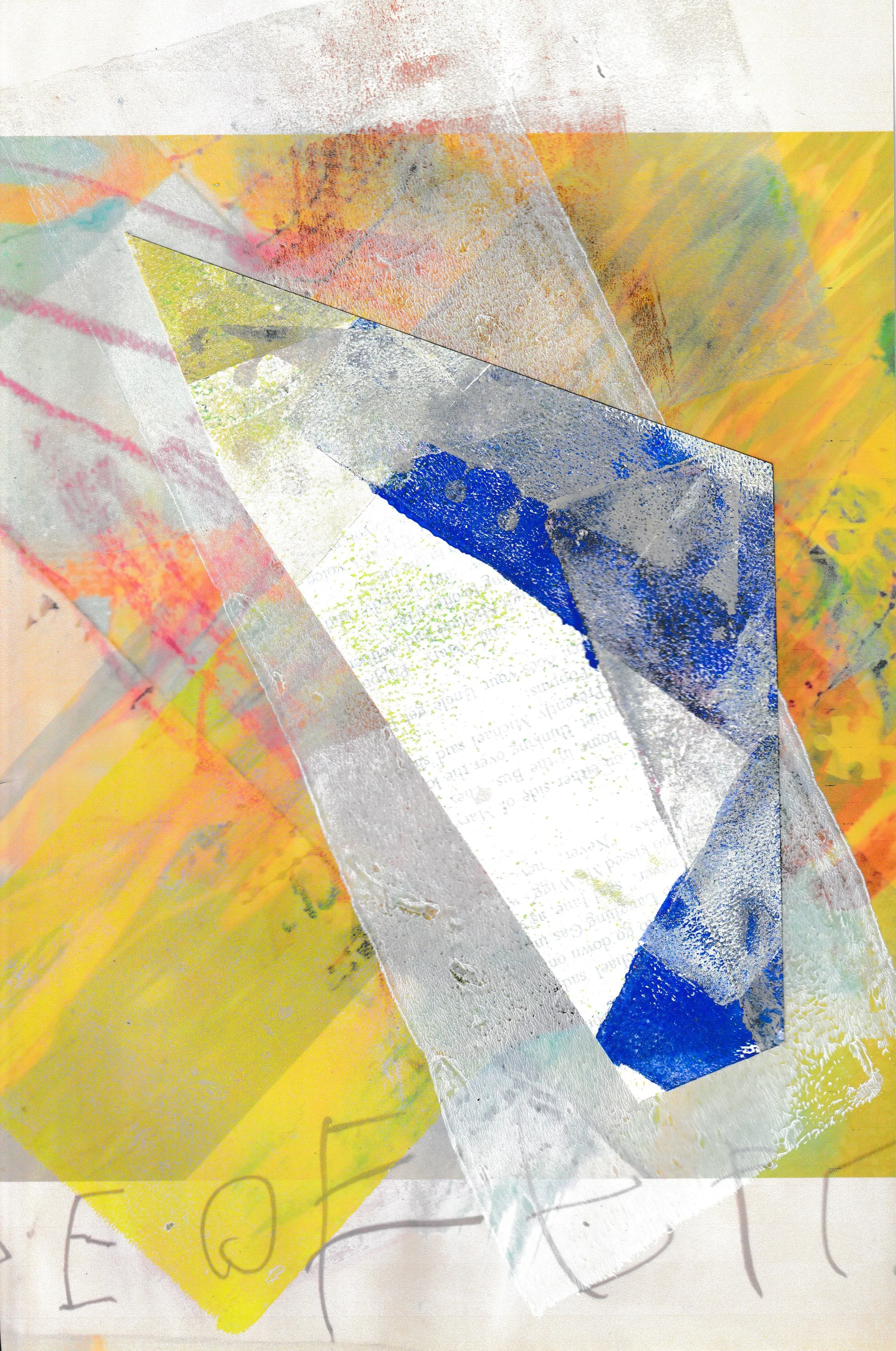 "Jopie".
Mixed media on photograph.
A4 (29.7 x 21 cm)