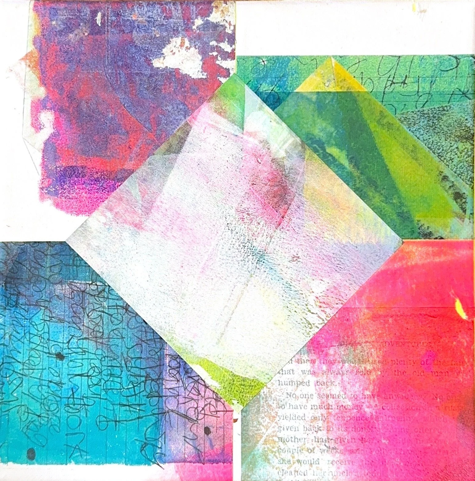 "Yipala"
Acrylic and mixed media on  canvas. 20 x 20 cm.