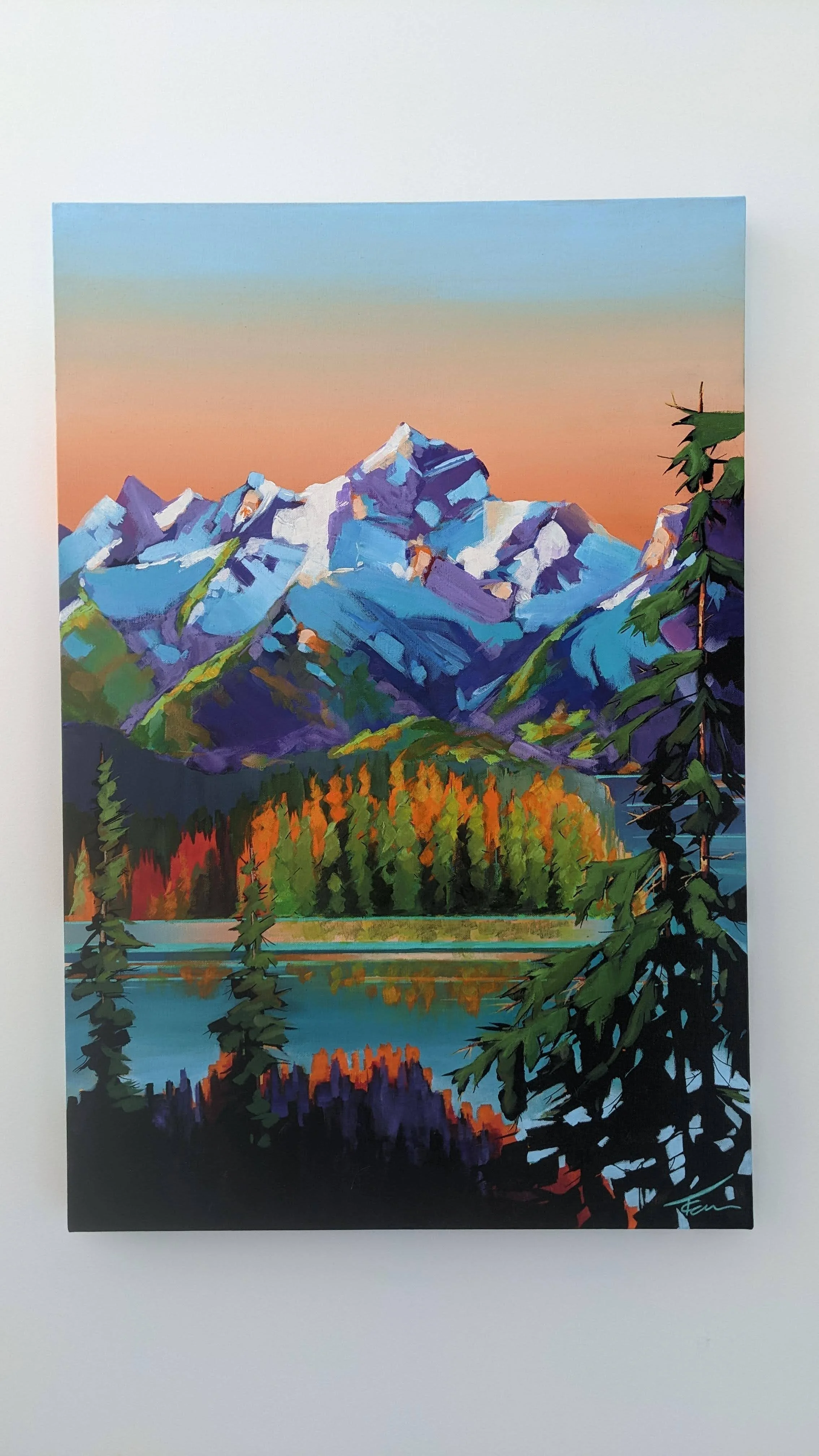 View Over Gambier | Giclée (gallery canvas)