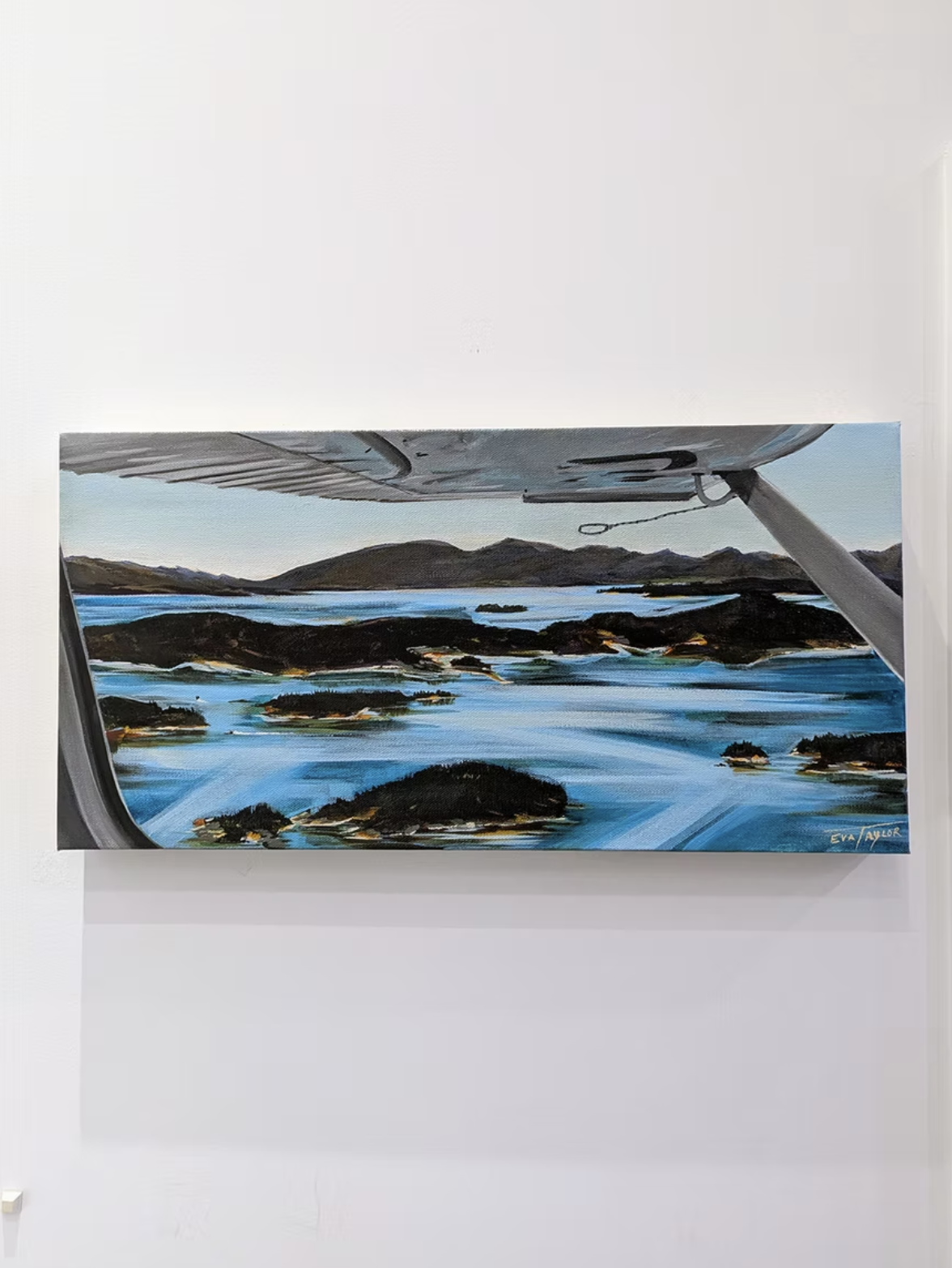 Between Sea and Sky | 10" x 20" acrylic on gallery canvas | $495 CAD