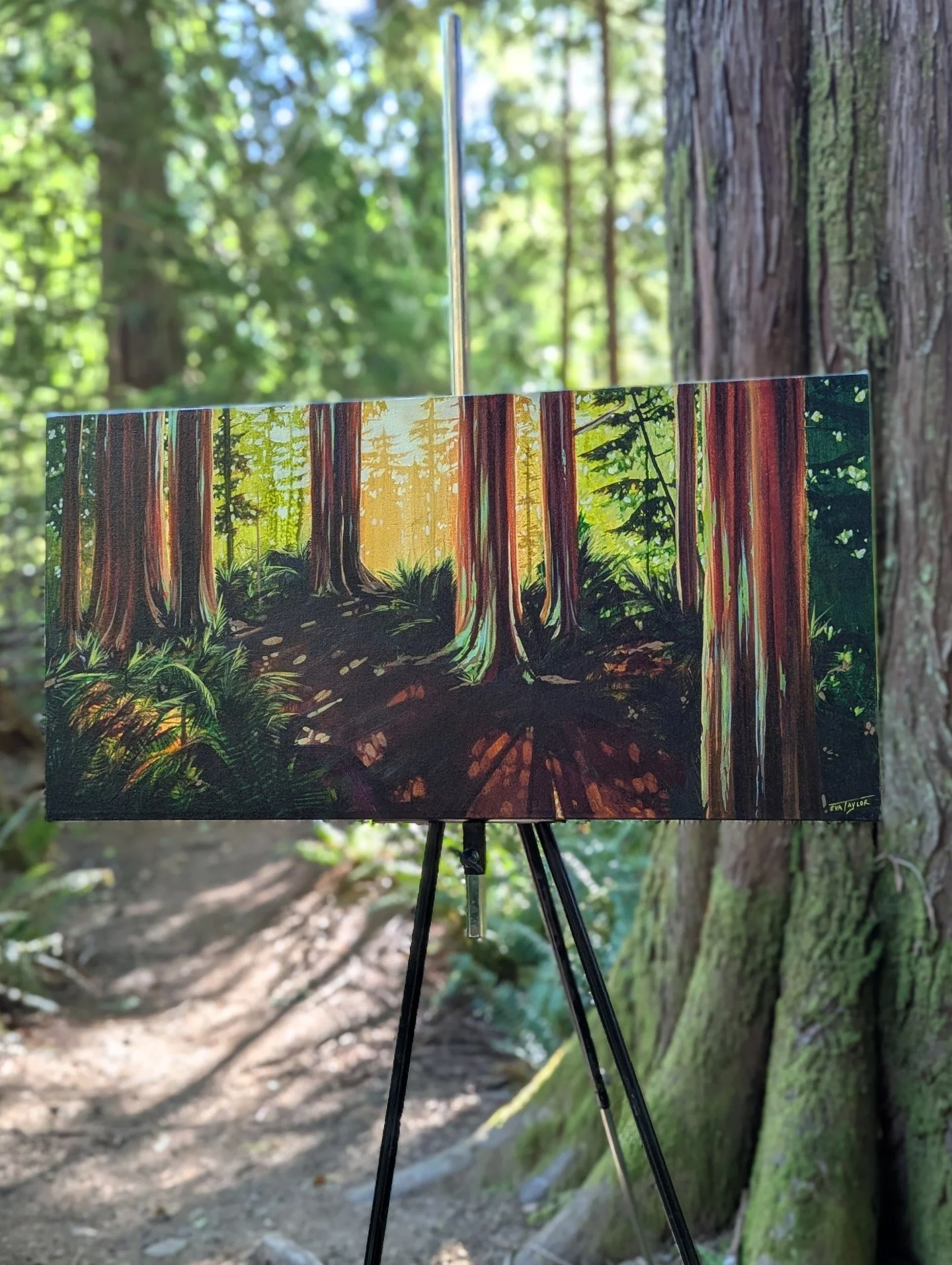 The Light Within | 12" x 24" acrylic on gallery canvas | $550 CAD