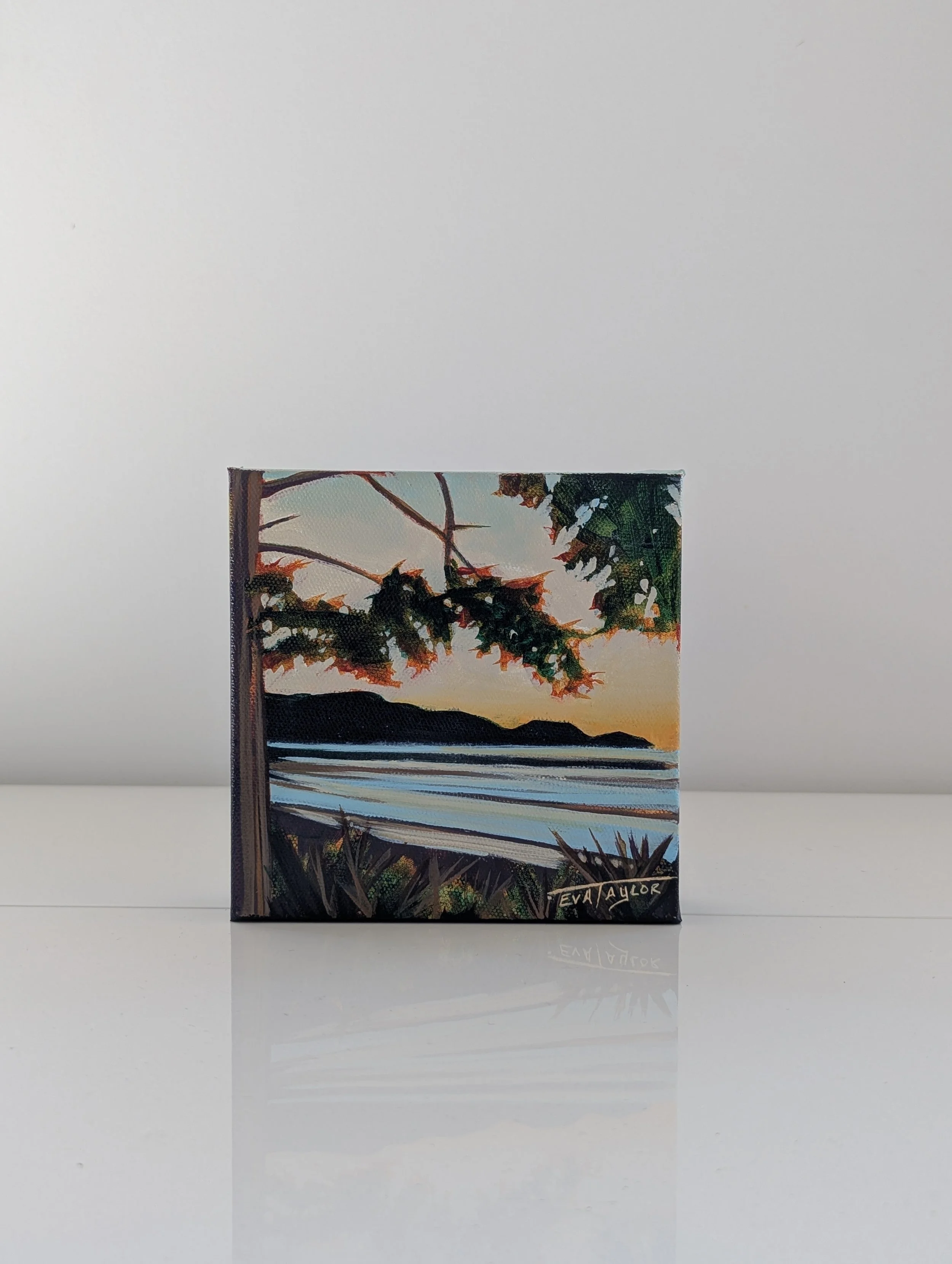 The Getaway | 8" x 8" acrylic on gallery canvas | $225 CAD
