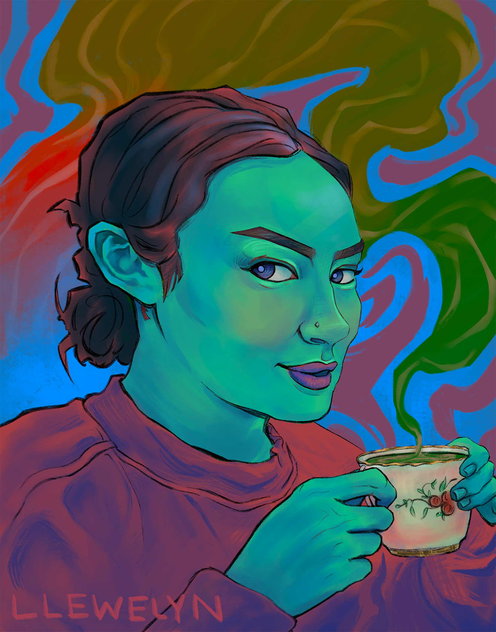 2023 | A Look 
(Procreate & Photoshop)