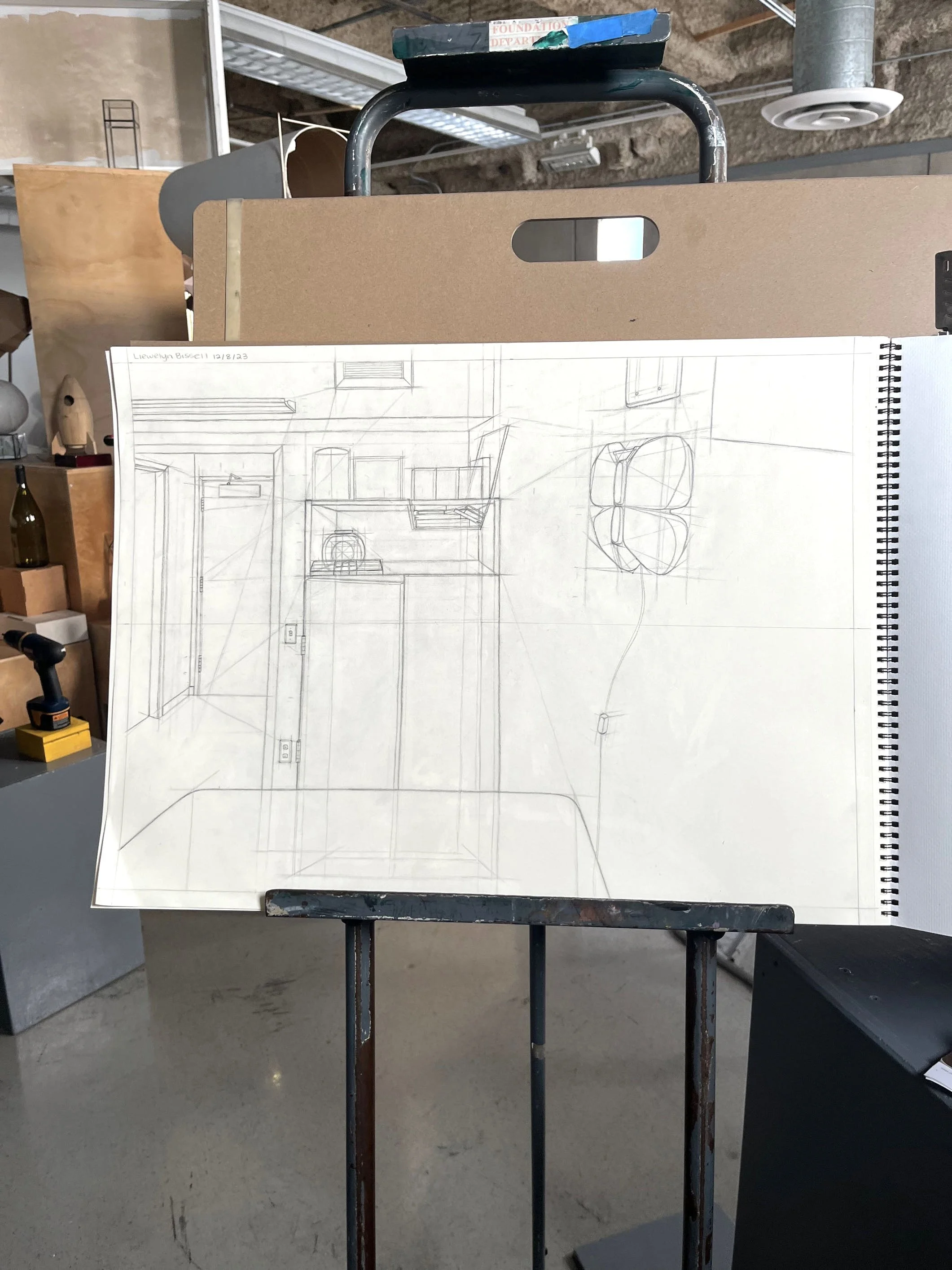 Room Study (Graphite Pencil on Paper)