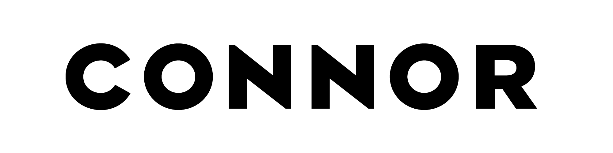 Bold black text says 'CONNOR' on a white background.