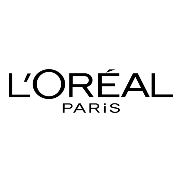 L'Oréal Paris logo in black text on a white background.