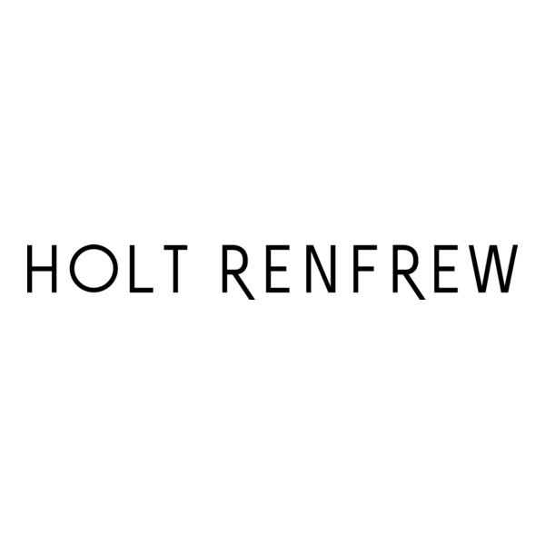 Logo with the text HOLT RENFREW in black capital letters on a white background.