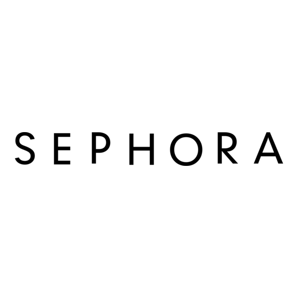 Sephora logo with black text on a white background.