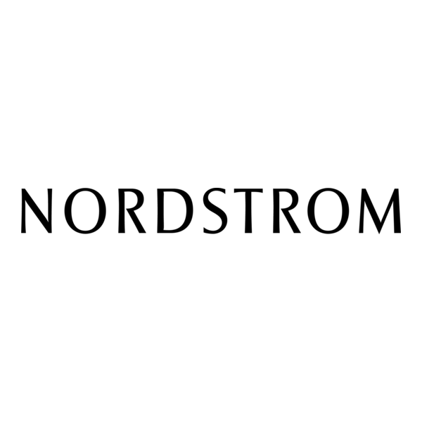 Nordstrom logo in black text on a white background.