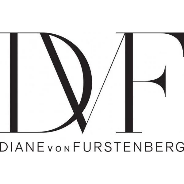 Fashion logo reading 'IDF' with the name 'Diane von Furstenberg' below it.