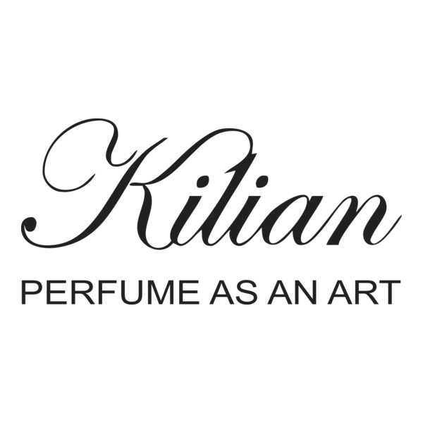 Kilian perfume logo with the tagline 'Perfume as an art'