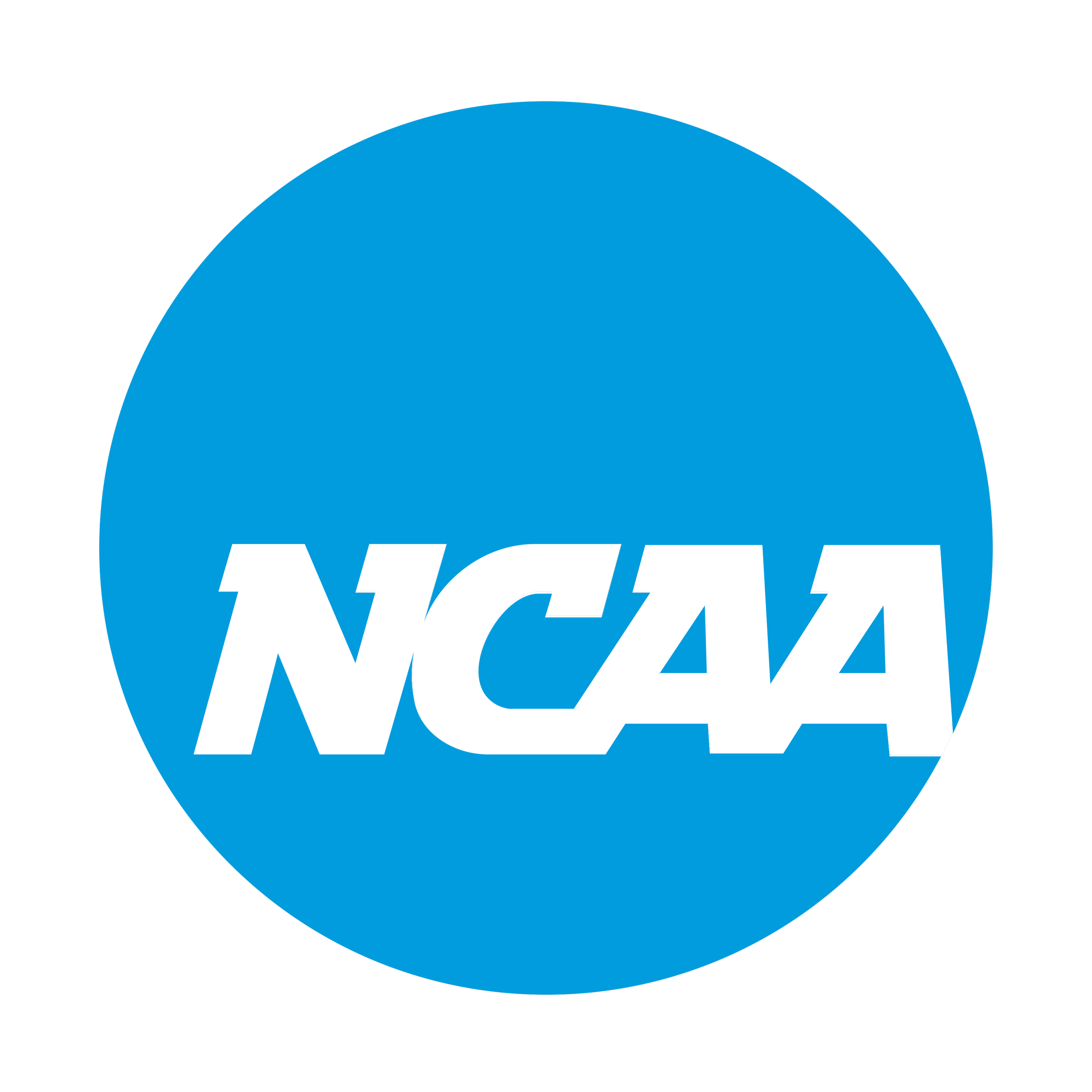 NASA logo with blue emblem and white text on a black background.