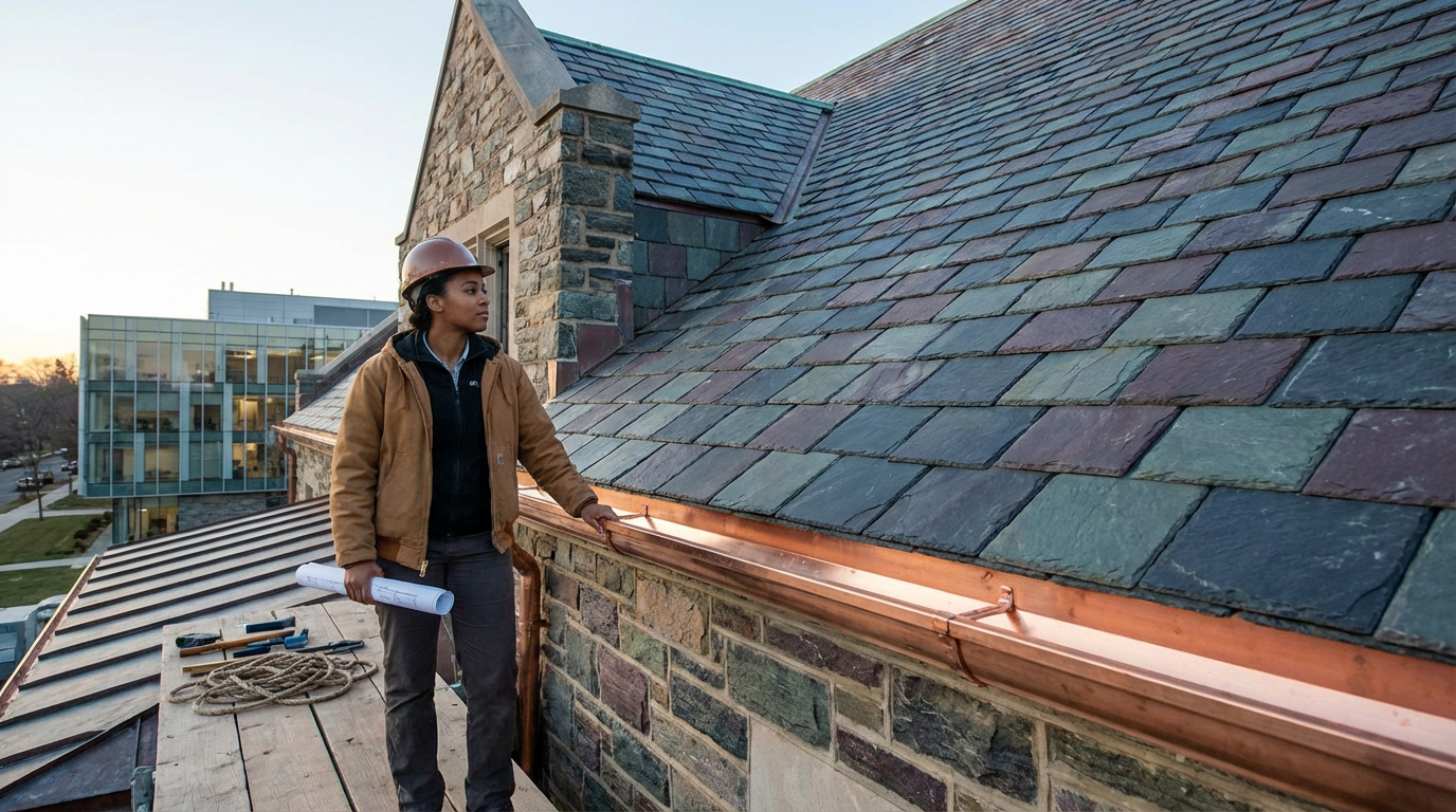 Slate Roof Restoration