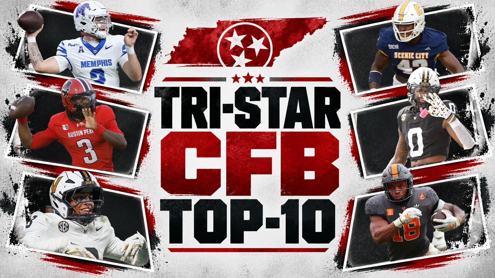 Tri-Star Top 10: Tennessee’s Best College Football Players Through Week 5