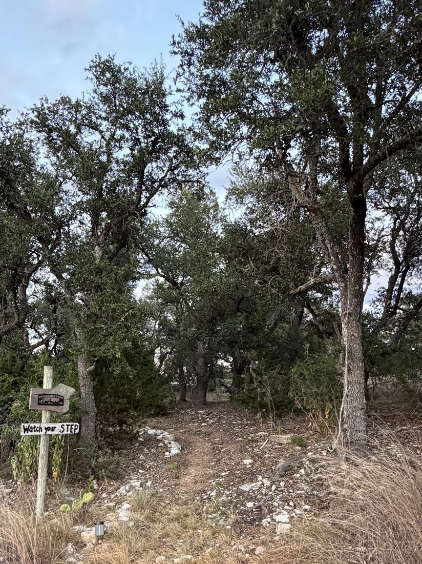Trail on property