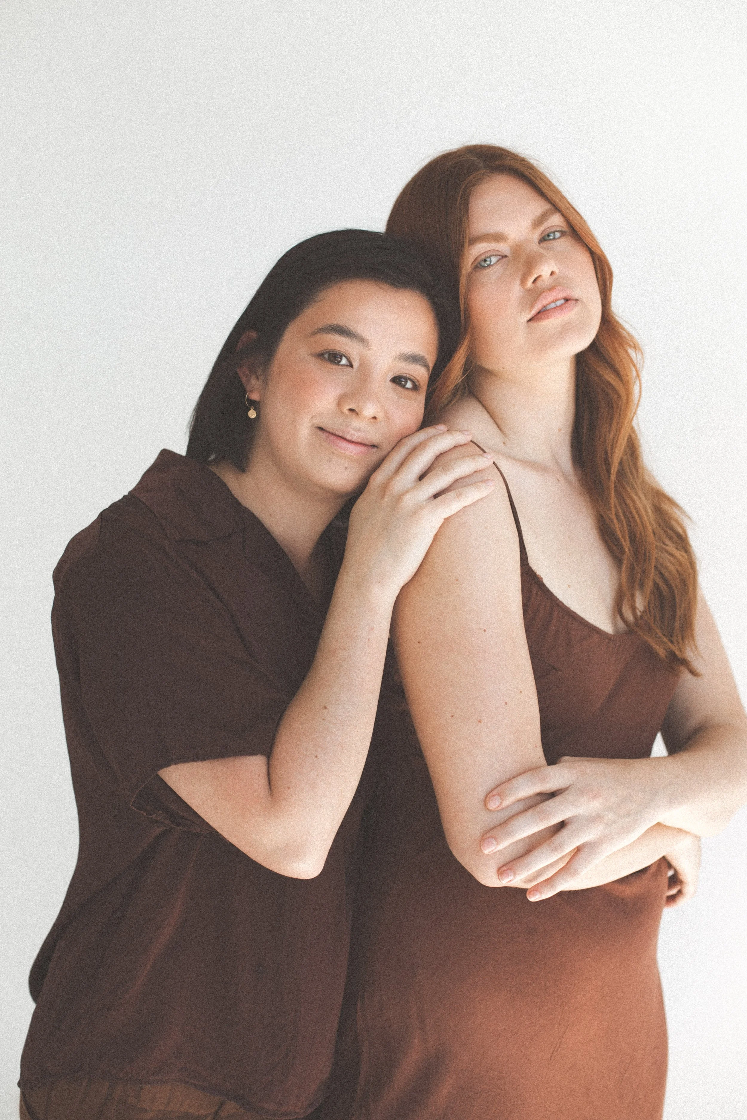 Two women posing together
