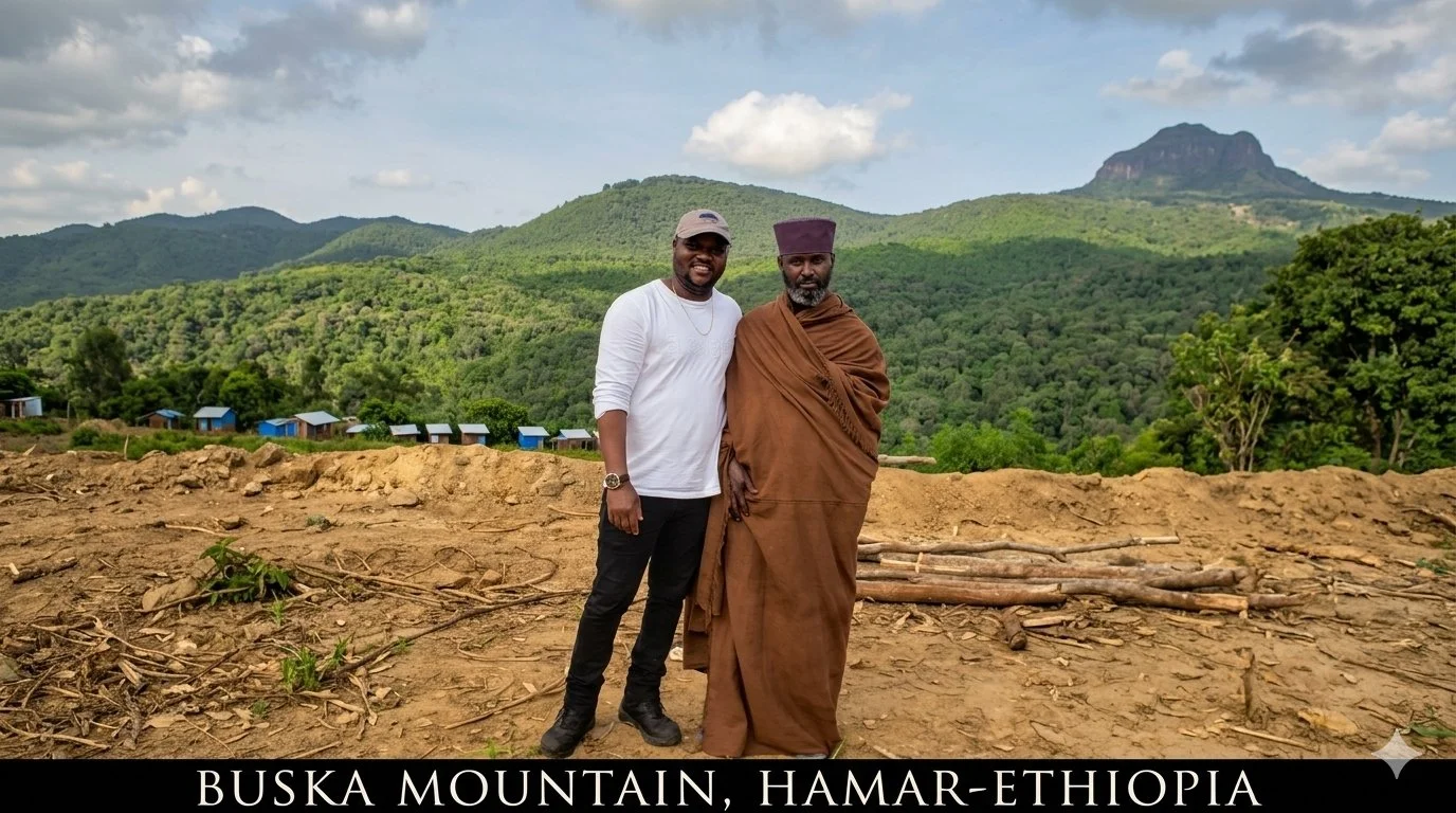 Discover the beauty of Buska Mountain in Hamar, Ethiopia. Connect with indigenous life, ancestral traditions, and sustainable travel in the South Omo Zone.