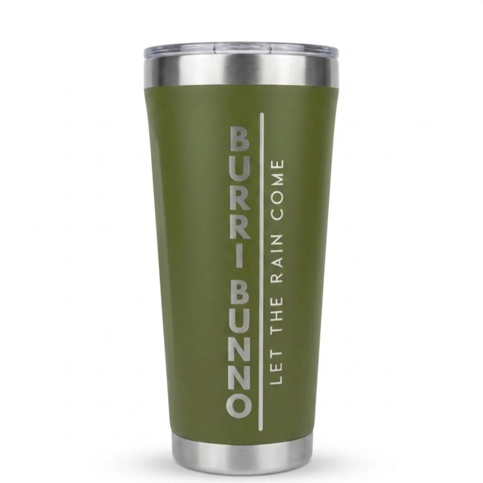 Burri Bunno Let The Rain Come 20oz Stainless Steel Insulated Travel Tumbler