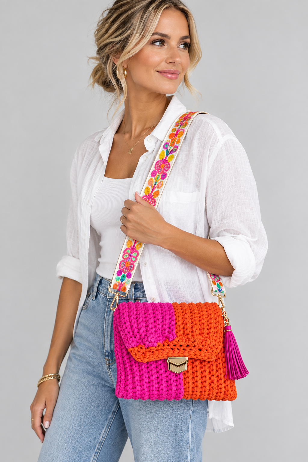 Customizable Handmade Crochet Bag