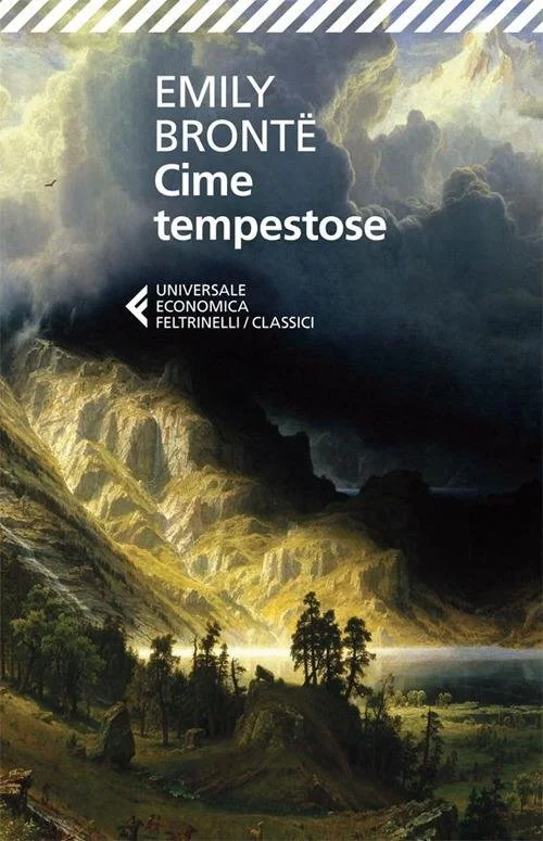 Copertina del  libro di Emily Brontë intitolato 'Cime tempestose'.