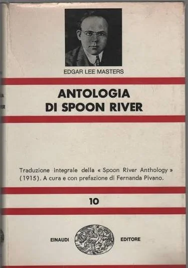 Copertina del libro "Antologia di Spoon River" di Edgar Lee Masters.