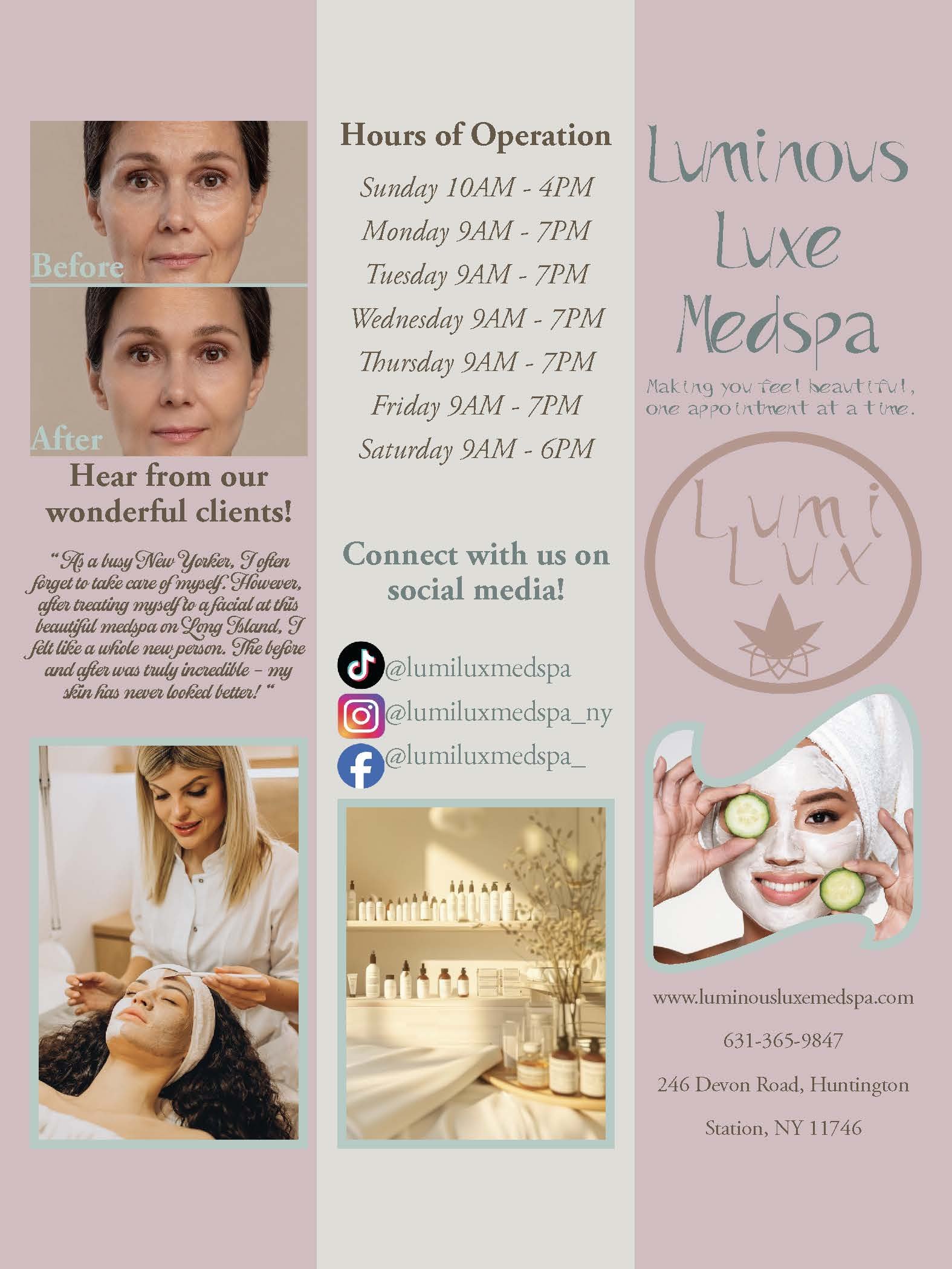 Marketing Brochure using Vellure Font