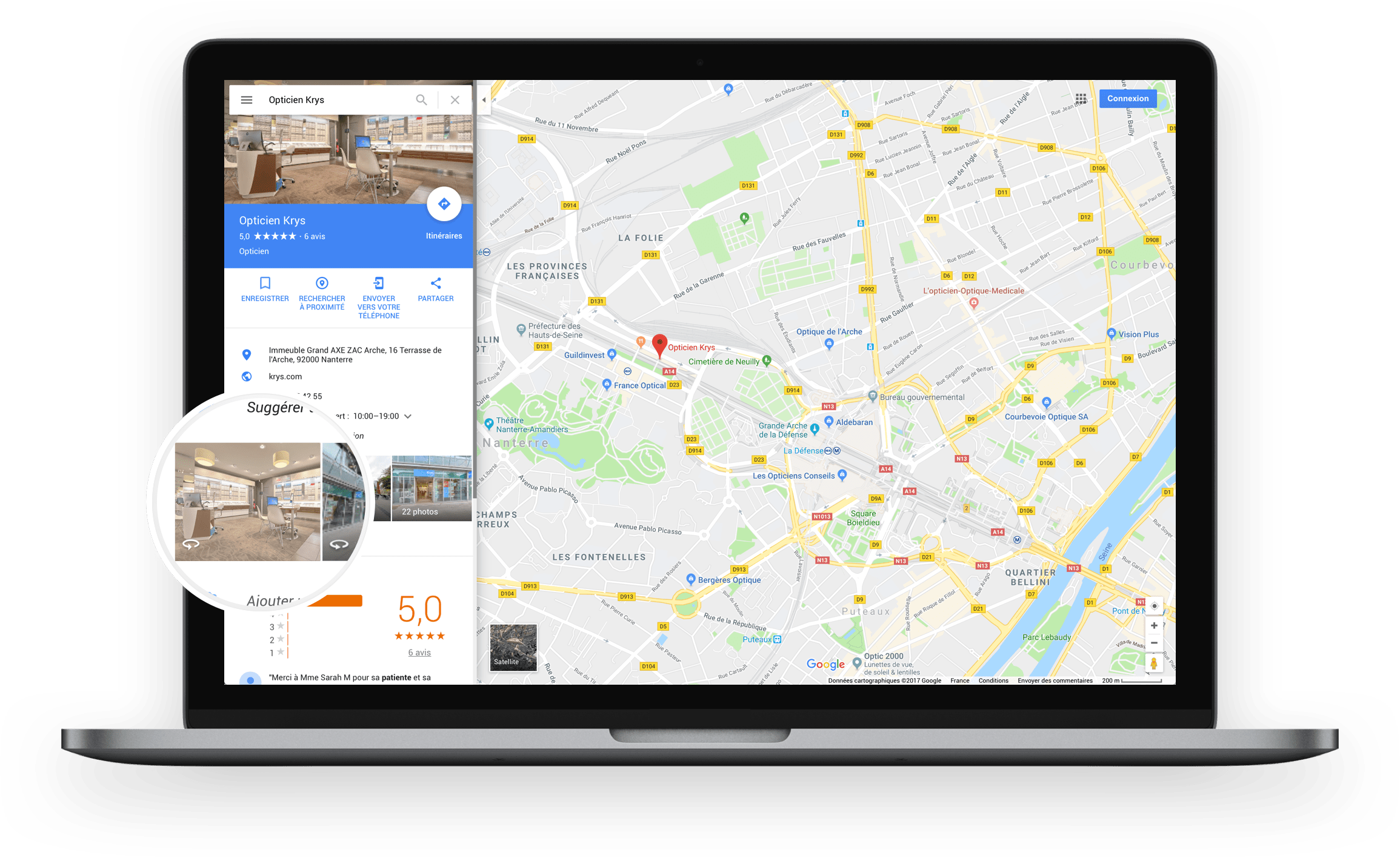 Visite Virtuelle en 360° sur Google Maps