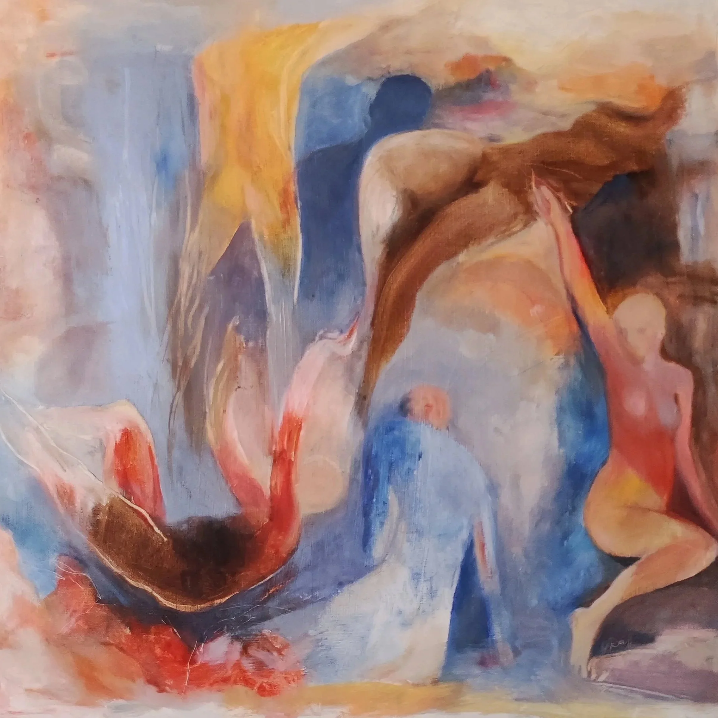 Moving emotion, 2024. Oil on canvas — 50x50cm. SOLD