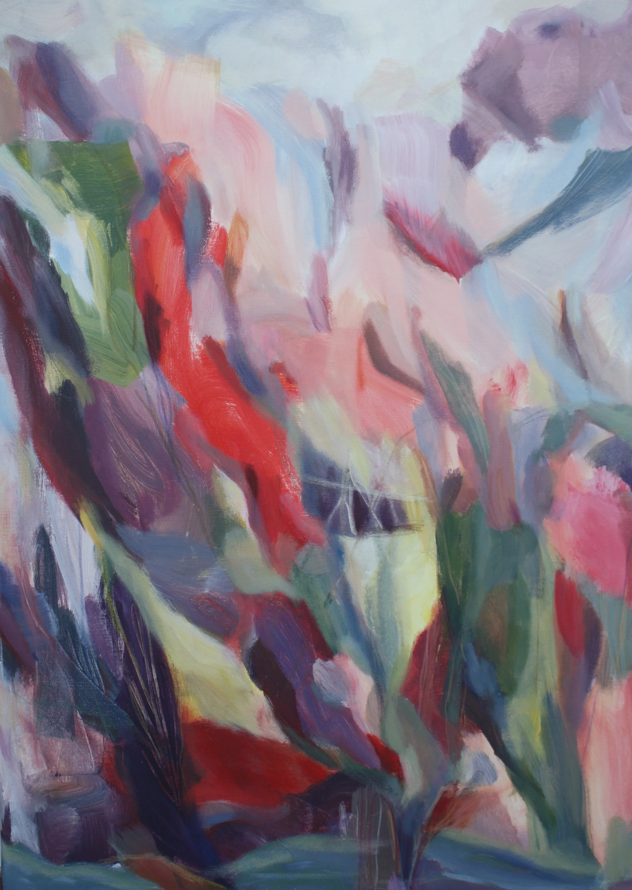 The bridge, 2024. Acrylic on canvas  — 40x60cm. SOLD