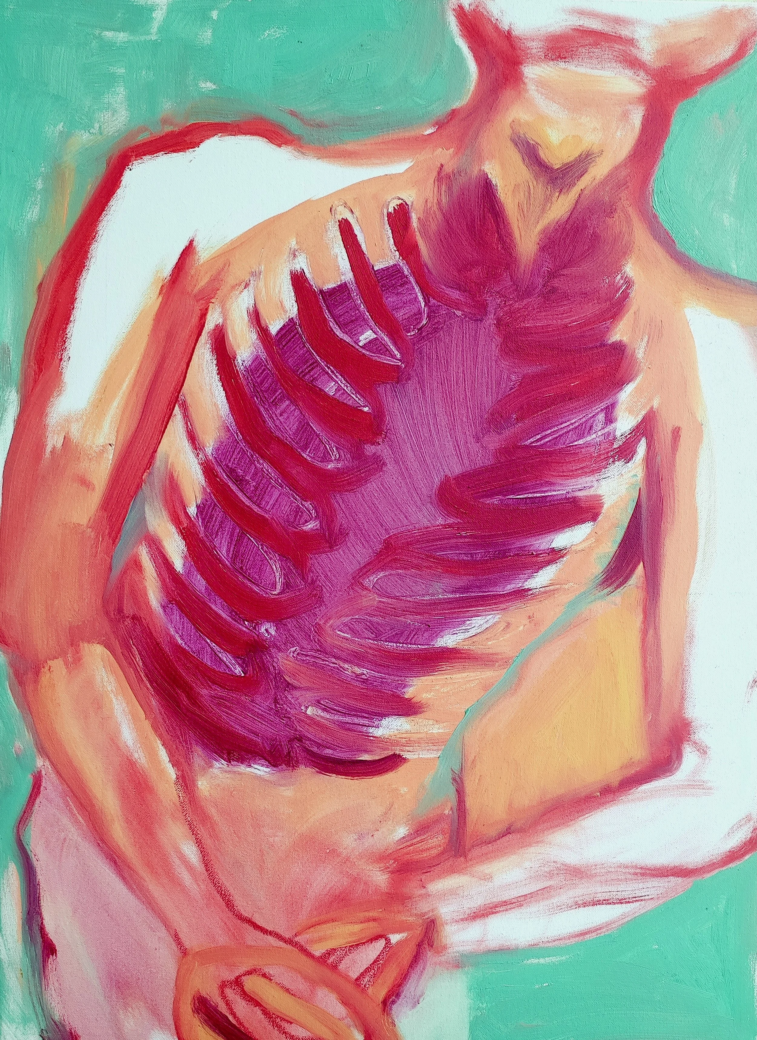 Korallenriff, 2026. Oil on canvas — 70x50cm. 