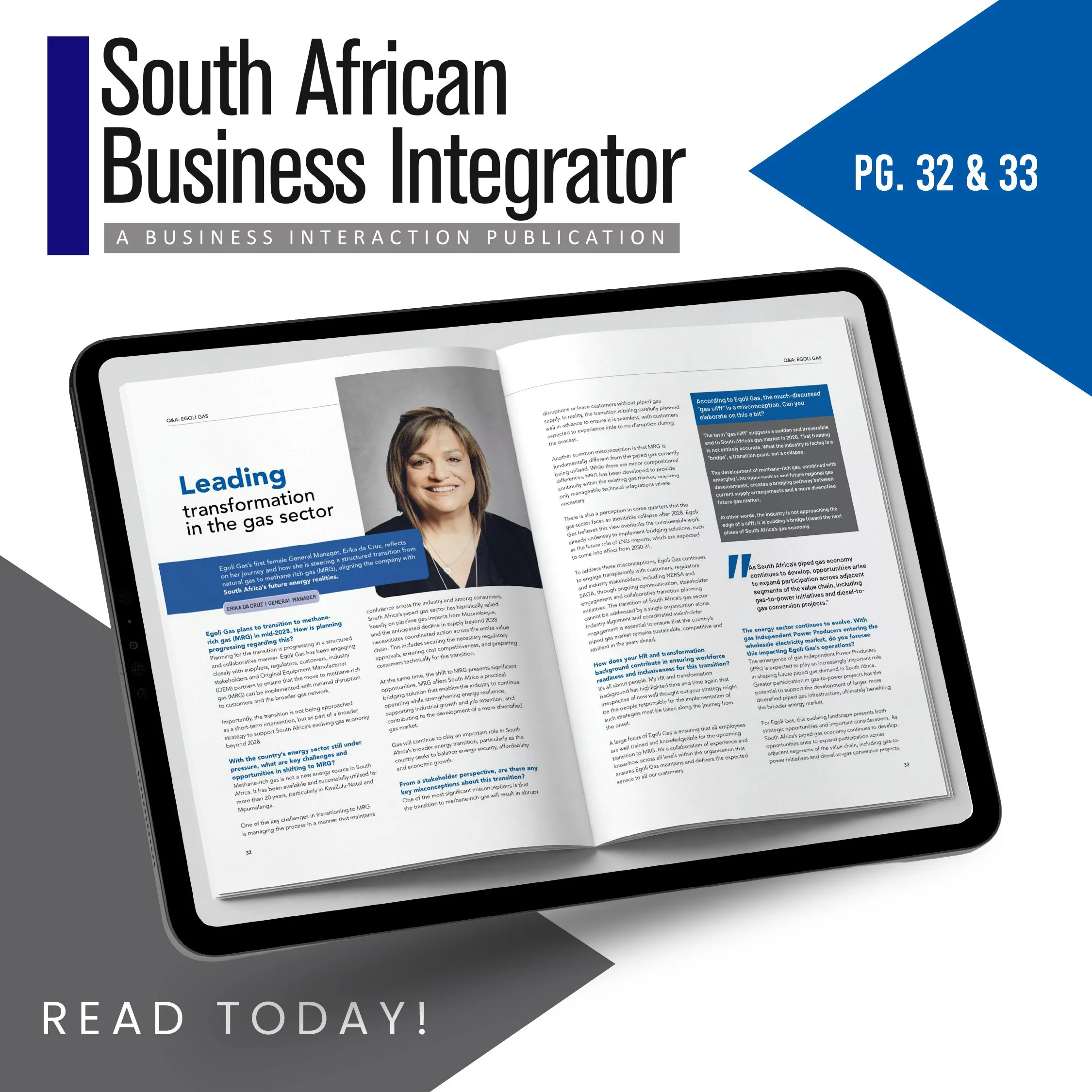 Leading Transformation in the Gas Sector.