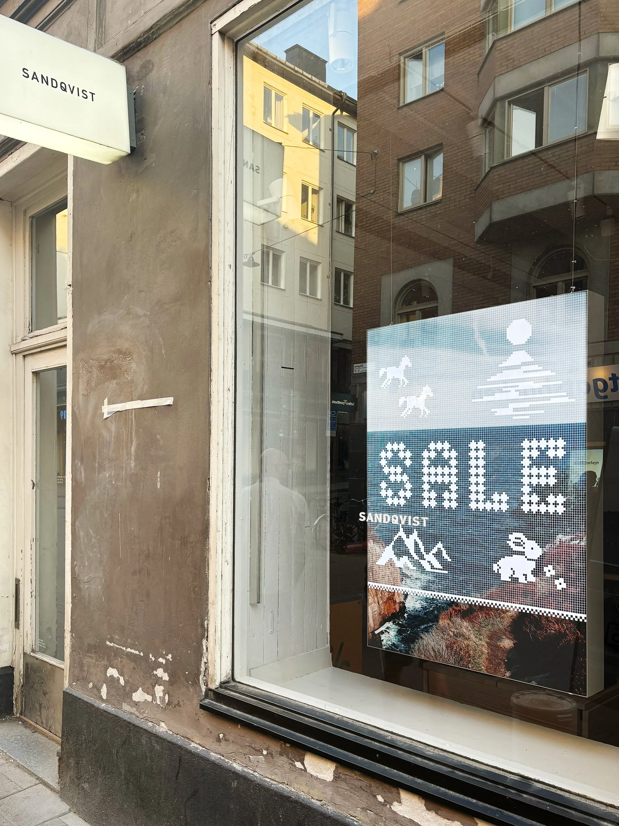 Graphic Design and signage for Sandqvist.