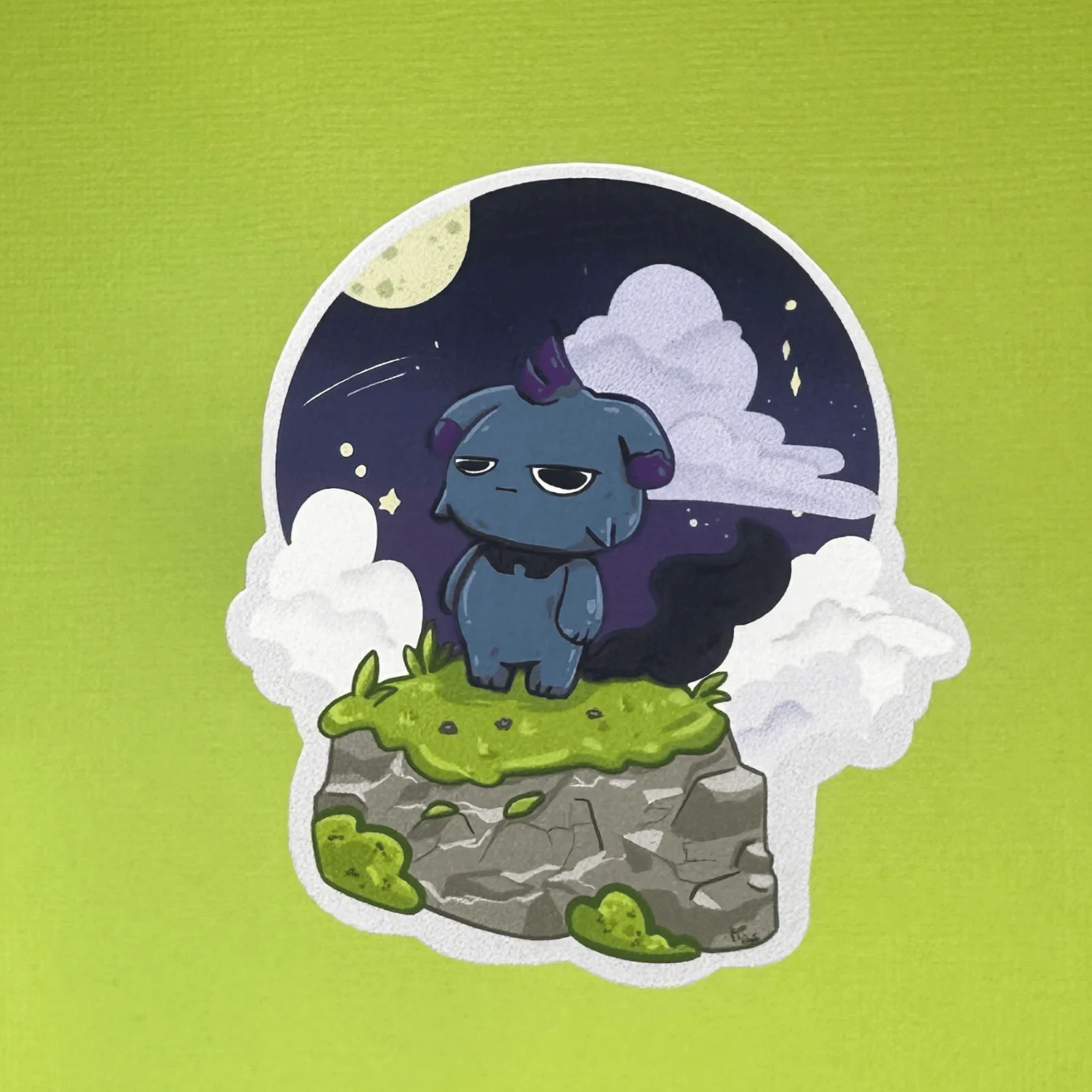 Depresso Die Cut Sticker | Kawaii Palworld
