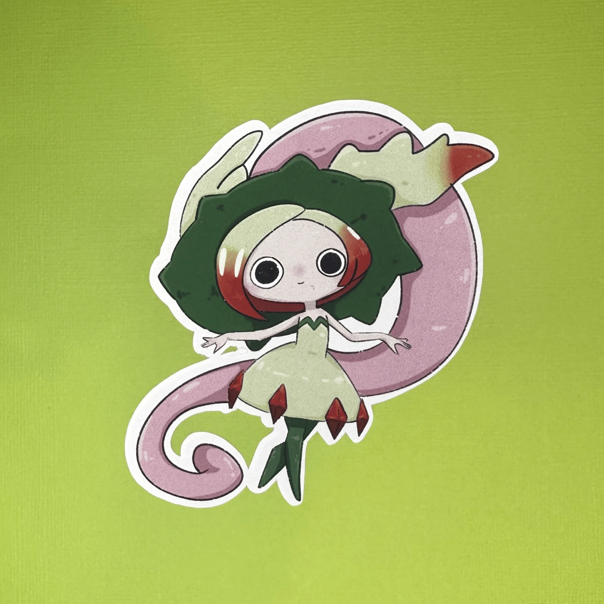 Carnibora Die cut Sticker | Kawaii