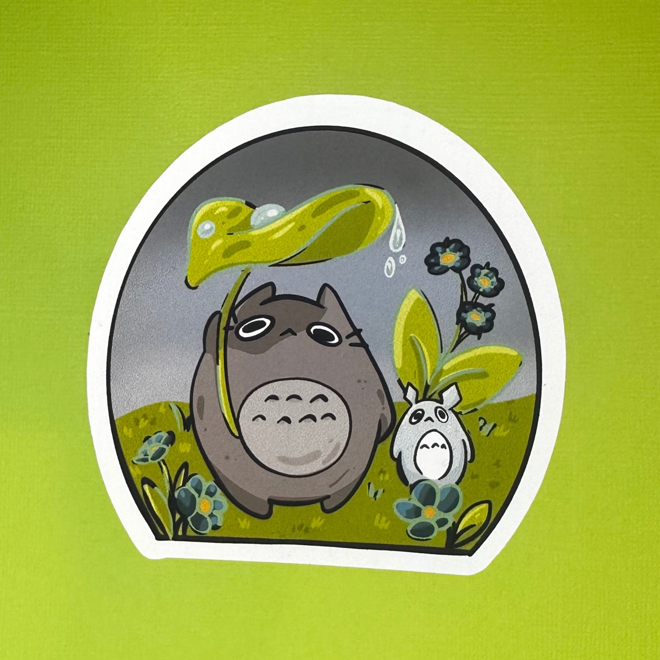 Kawaii totoro Die cut Sticker