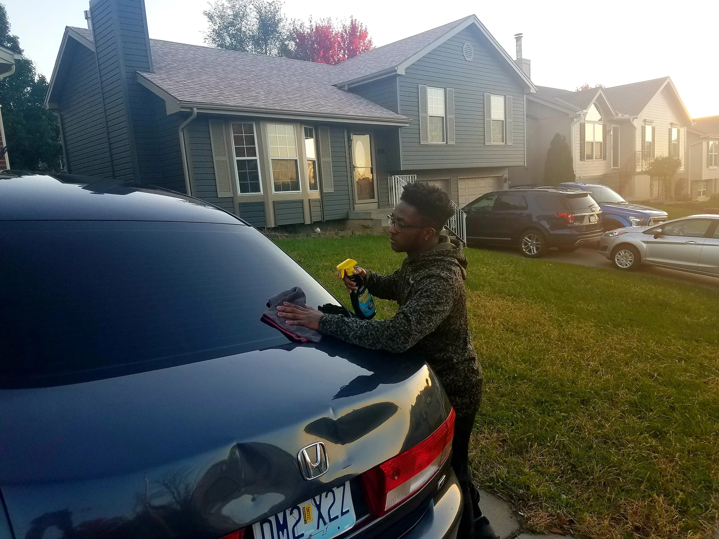 [Photo 1: the Accord] The first photo was taken around the time I launched my mobile detailing operation. That was my 2004 Honda Accord, and that car was awesome.