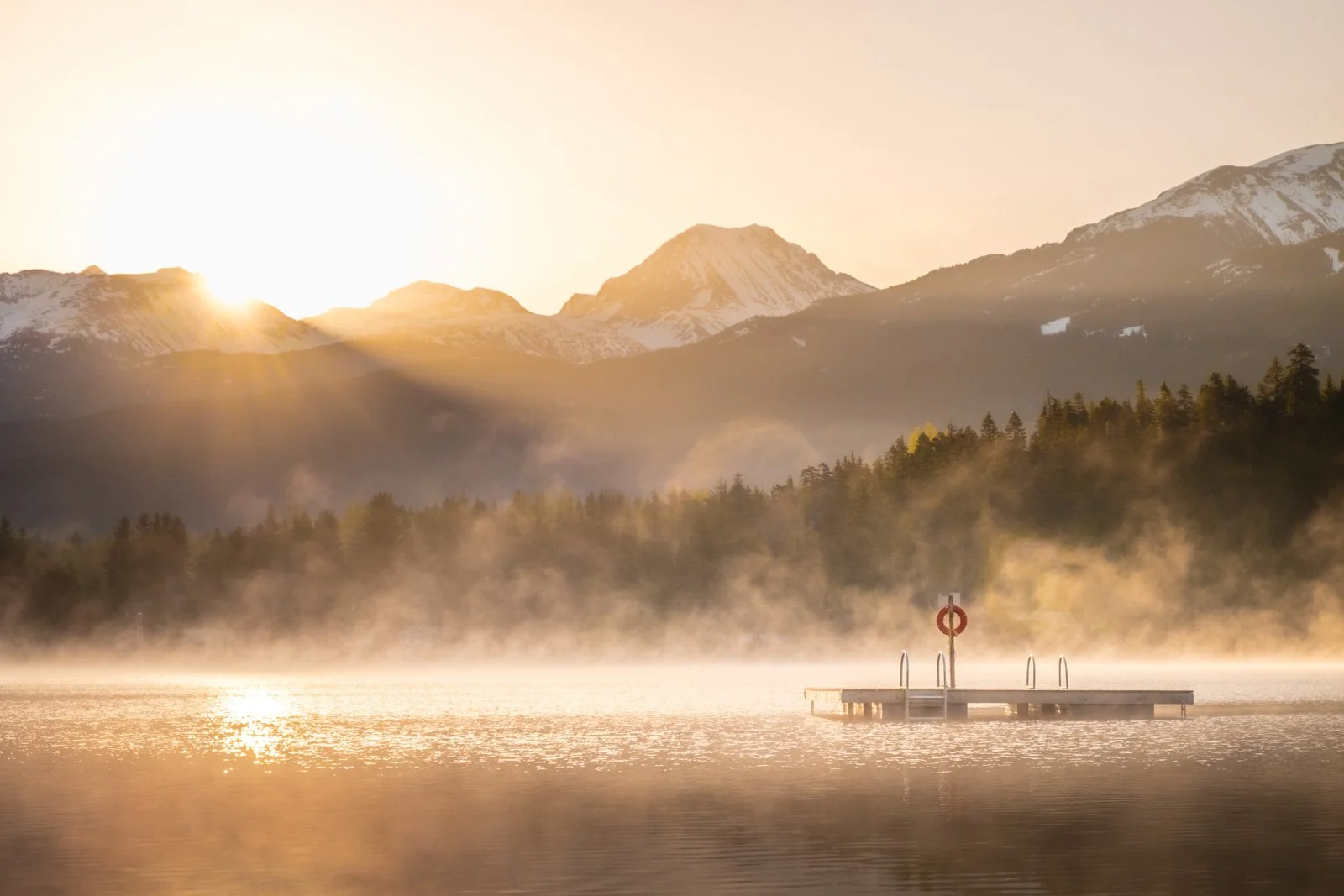 Sunrise over Alta Lake