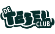 Logo van Tutsi Club in blauwe en zwarte kleuren