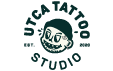 Logo van Big Tatoo Studio met een gestileerde tatoeage-inkt en tekst