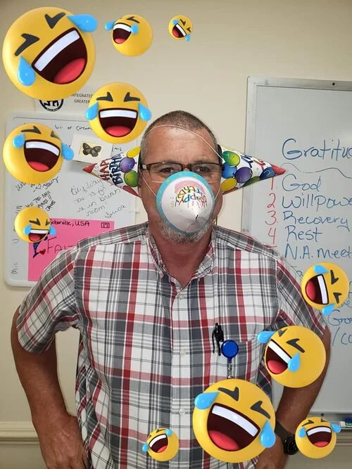 Recovery is too amazing to be boring!!! WAYNE MCMEANS, CSAC-R, NCCPSS, celebrating Belly Button and Recovery Birthdays!!! Integrated Ca-re of Greater Hickory, ICGH Dobson, ICGH Lincolnton, and ICGH Gastonia. 828-322-5915, ext 220.