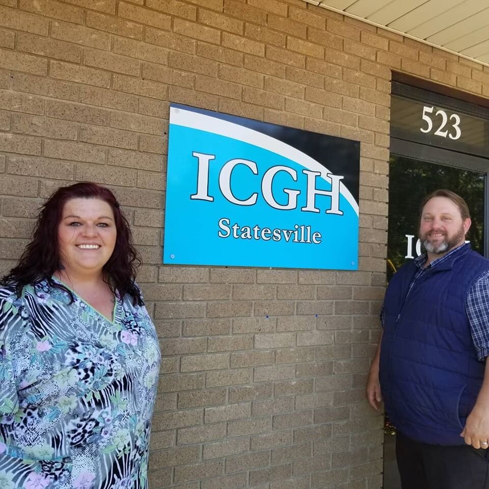 Becca Collins, CADC-R, NCCPSS, and Jeff Price, CADC, NCCPSS, WRAP Facilitator, are loving our newest site! Welcome ICGH Statesville next to Iredell Memorial Hospital at 523 Brookdale Drive, Statesville, NC. @ Statesville, North Carolina