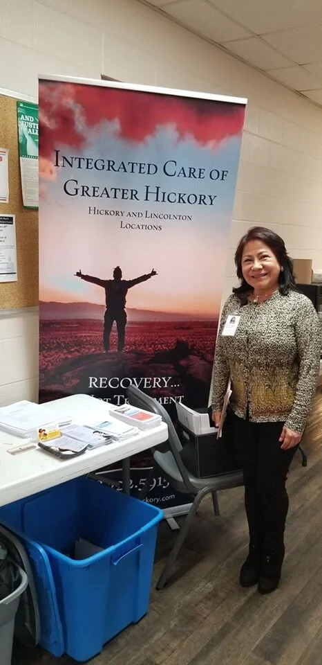Prevention Specialist Ruth Trott talks with residents and staff today at The Salvation Army of Hickory about drug and alcohol use, childhood prevention, and referral sources for counseling. housing, and more. Much appreciation to David Pearsall and …