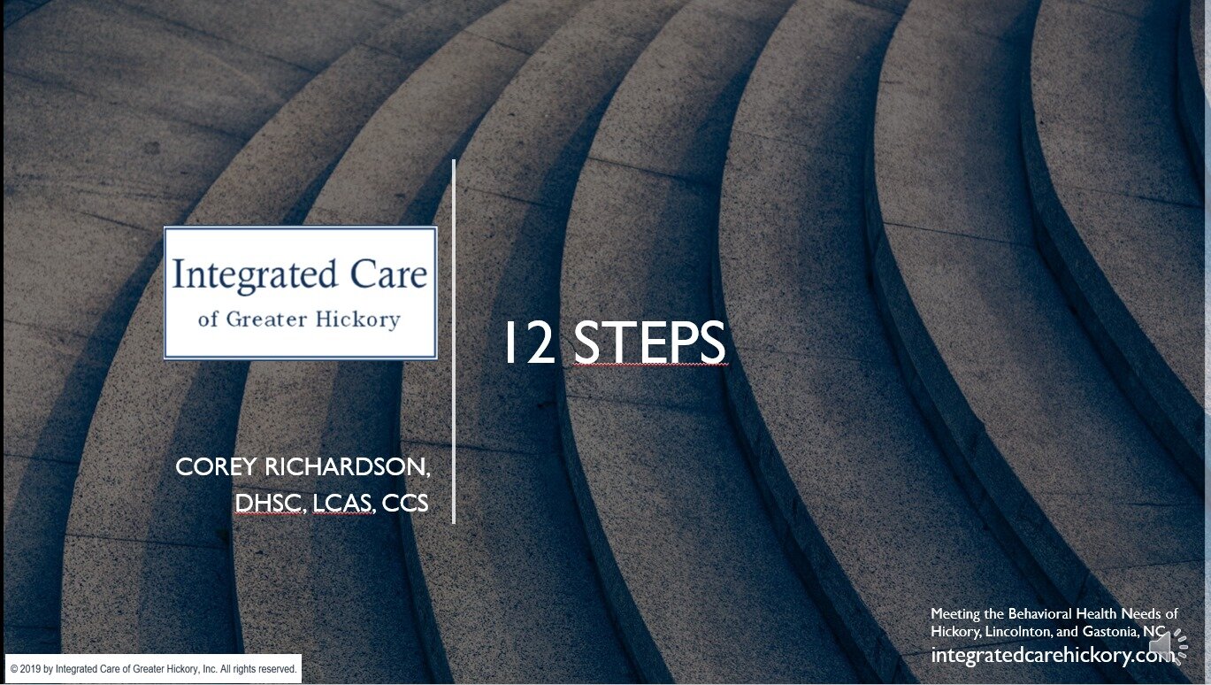 FREE  12 STEP GUIDE WEBINAR FOR ICGH PATIENTS IN SERVICES:During COVID-19 and this period of social distancing, not only has our team been at the forefront of immediately offering ALL services through confidential Telehealth services and continued o…