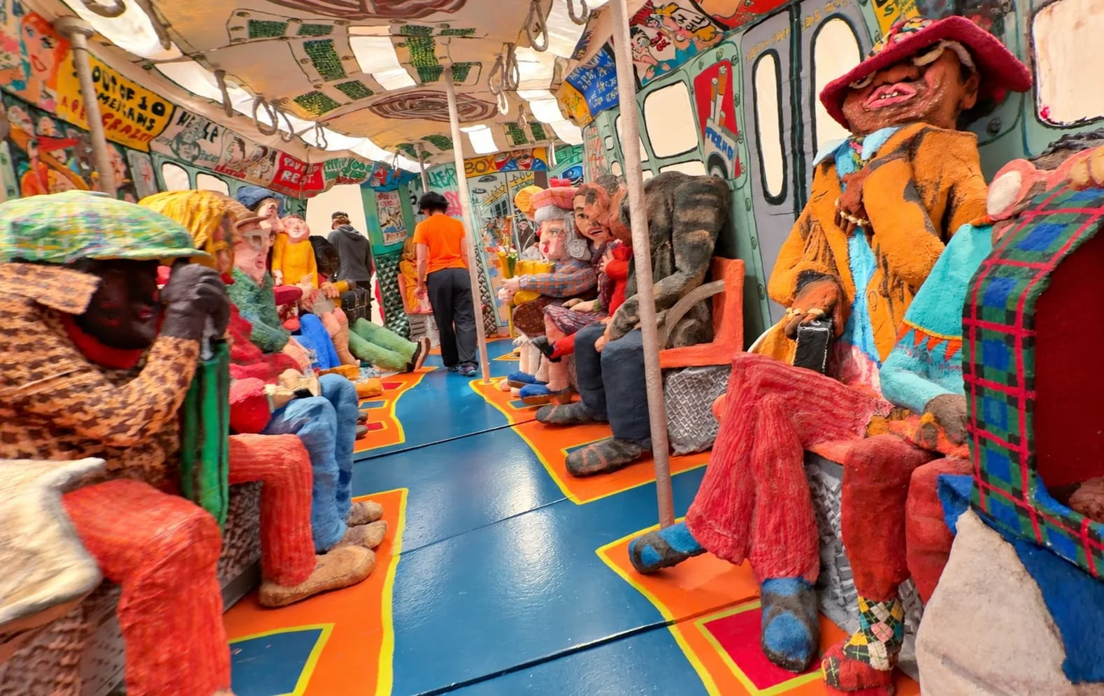 Vibrant sculptural train installation-7.jpg
