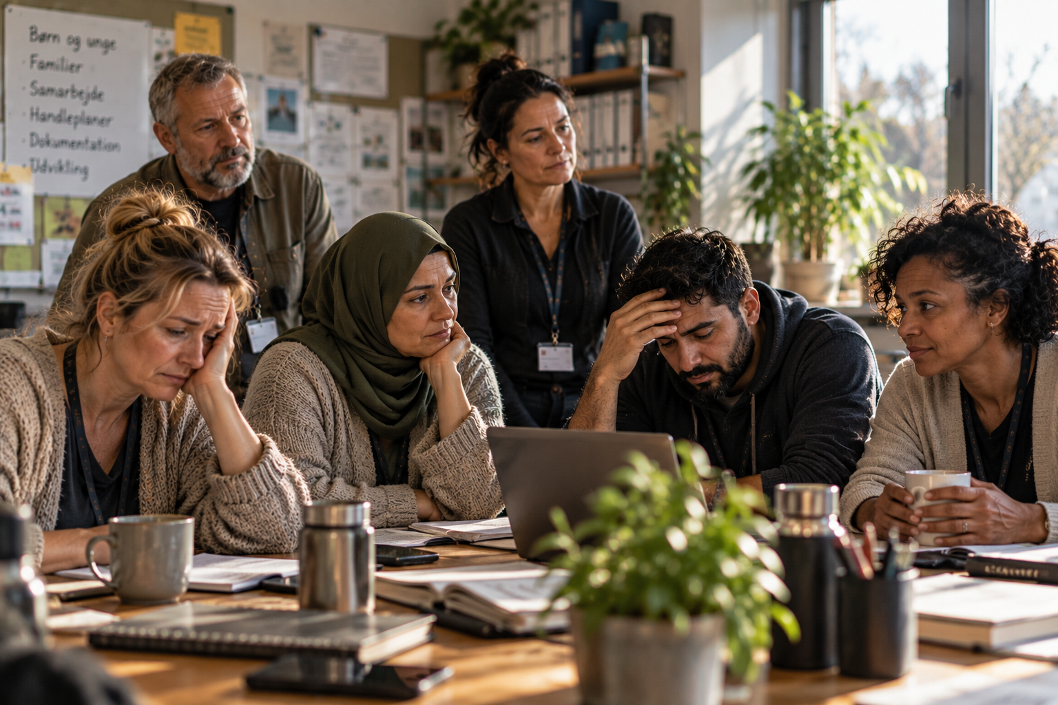 Pædagoger og socialrådgivere oplever arbejdspres og stress i hverdagen