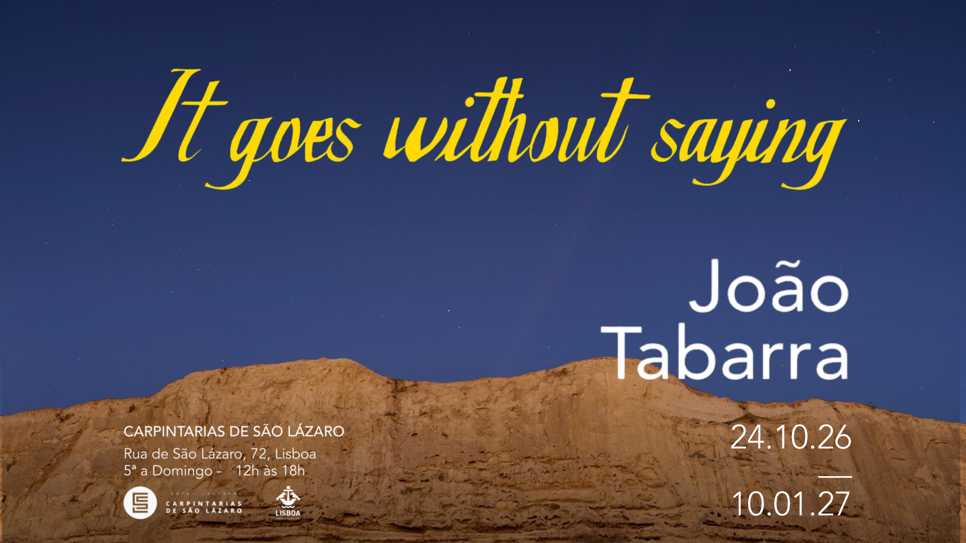 It goes without saying Exhibition 2026