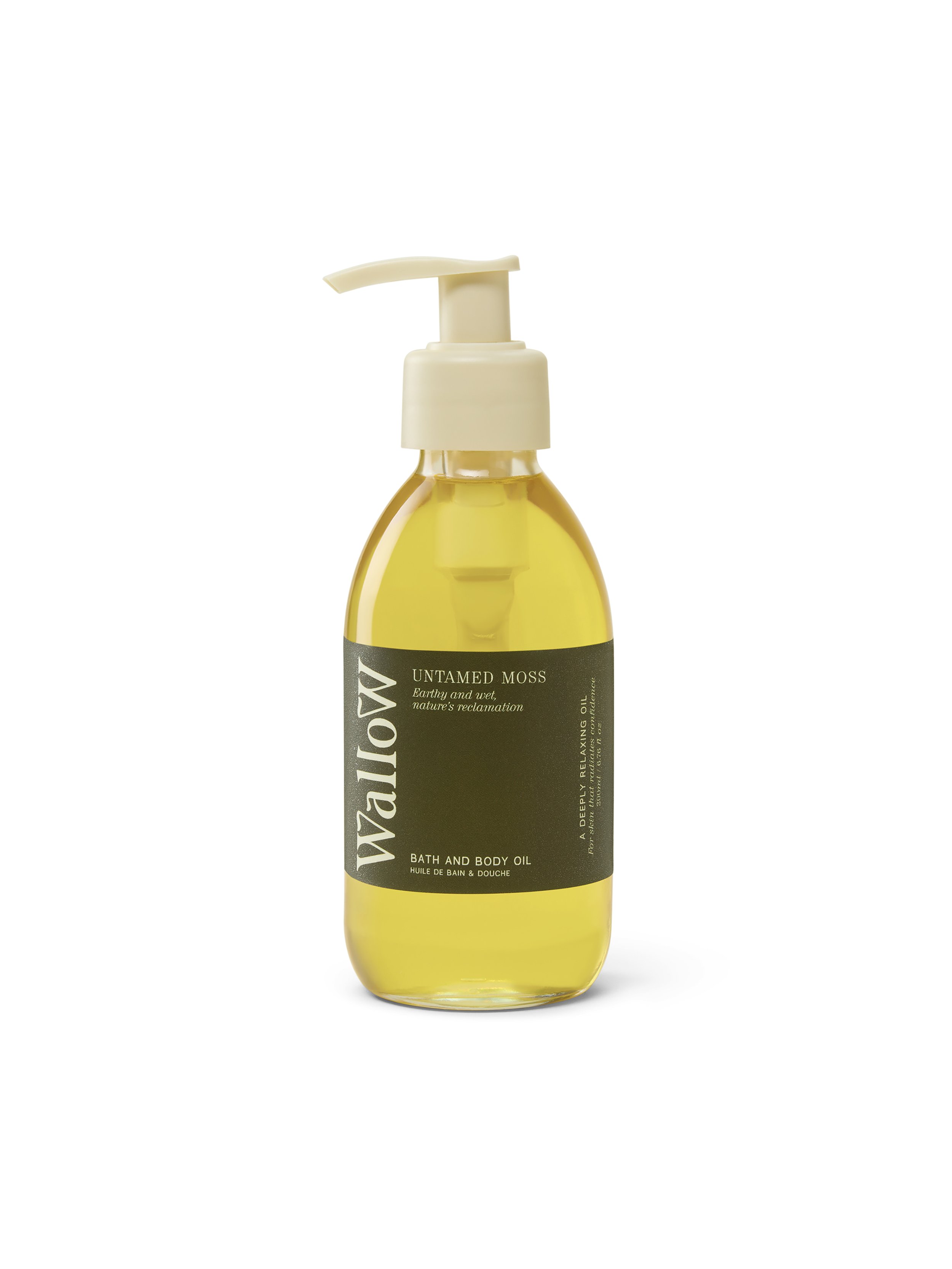 Wallow Eternal Sun both and body oil pump bottle